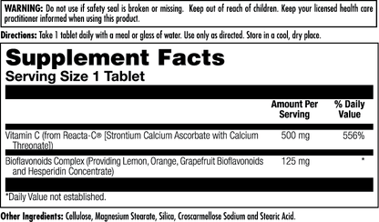 Reacta-C® with Bioflavonoids Tablets 500 mg