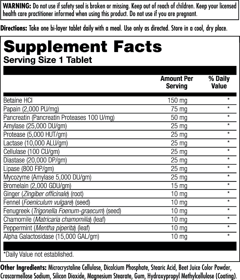 Super Enzymes™ Clinical Lifestyles™ Tablets