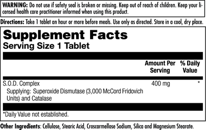S.O.D. 3000 Tablets