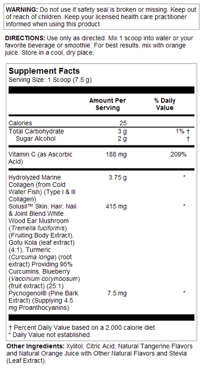 Hydrolyzed Marine Collagen Type I & III Clinical Youth Collagen™ Powder 3750 mg