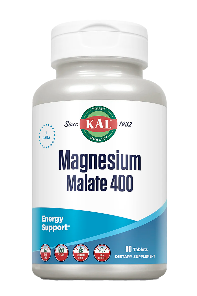 Magnesium Malate 400 Tablets Kal Vitamins