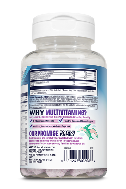 MultiSaurus® Kids Multivitamin Mixed Berry