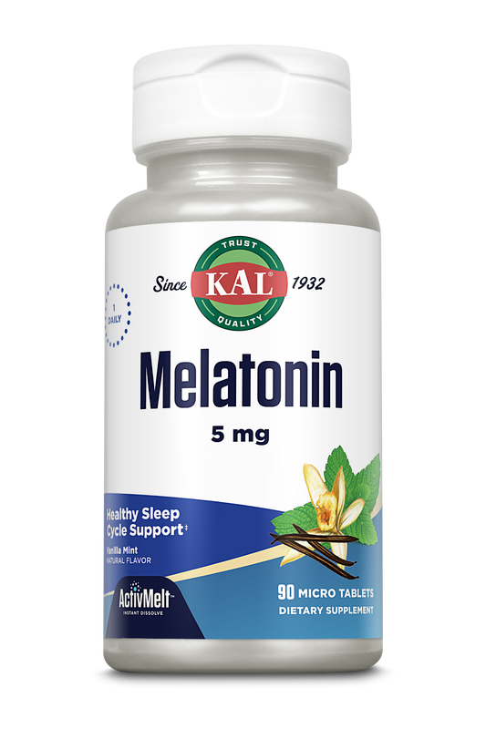 Melatonin 5 mg ActivMelt® Instant Dissolve Tablets Vanilla Mint