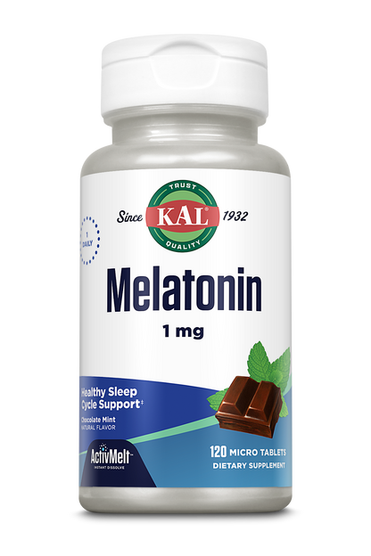 Melatonin 1 mg ActivMelt® Instant Dissolve Tablets Chocolate