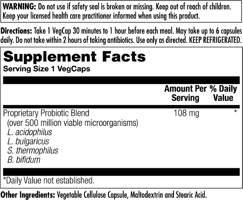 Acidophilus Probiotic-4 VegCaps