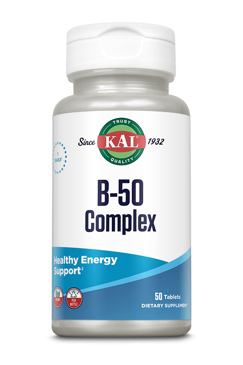 B 50 Complex Tablets Kal Vitamins B 50 Complex Tablets Kal Vitamins