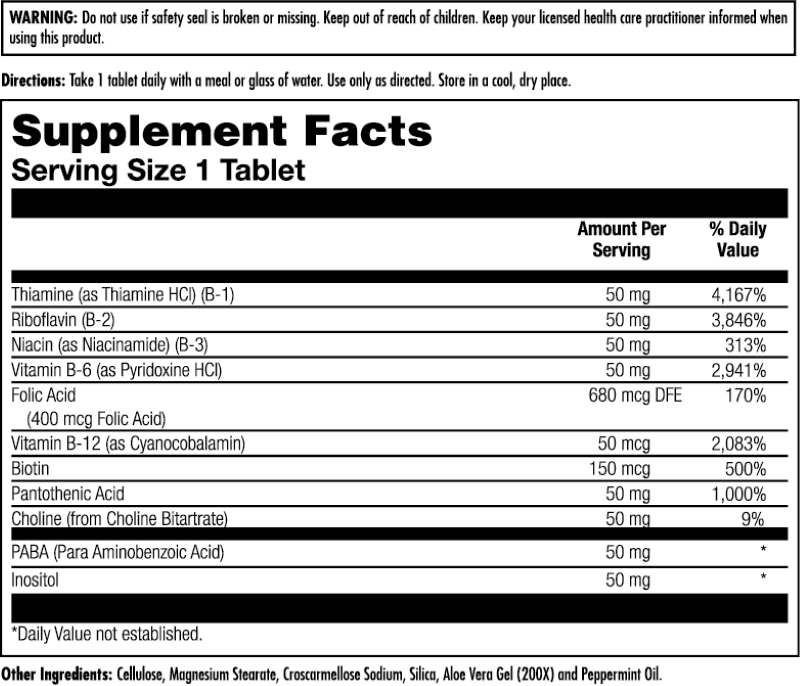 B-50 Complex Tablets