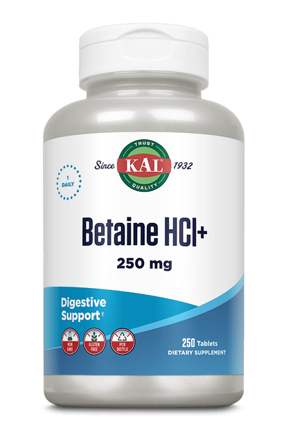 Betaine HCl+ Tablets 250 mg