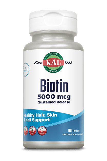 Biotin 5000 mcg Sustained Release Tablets