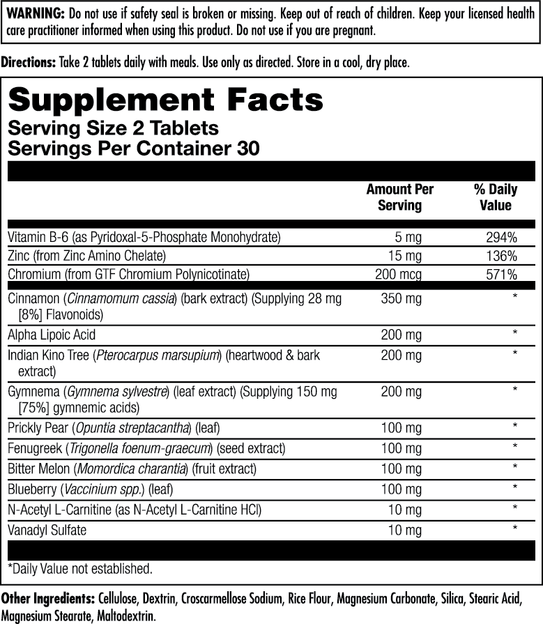 Blood Sugar Defense™ Clinical Lifestyles™ Tablets