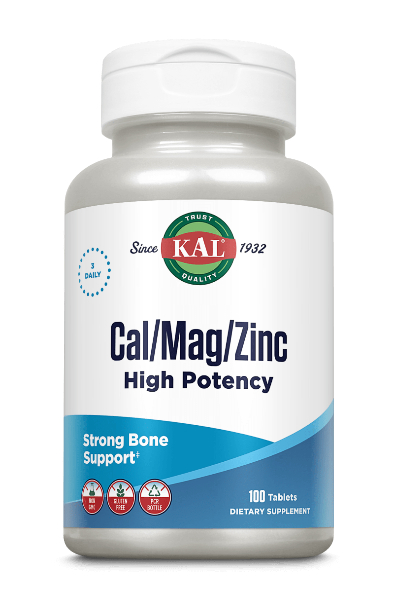 Cal/Mag/Zinc High Potency Tablets