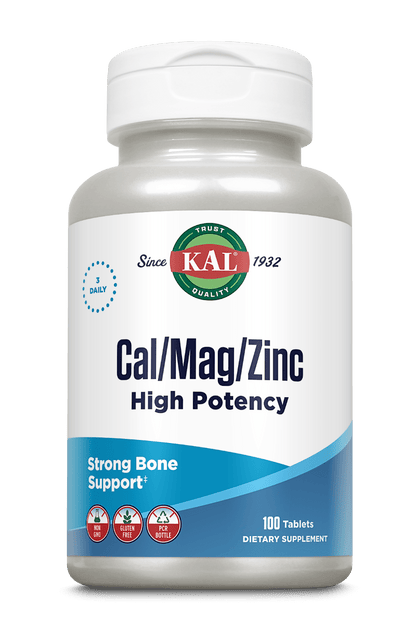 Cal/Mag/Zinc High Potency Tablets