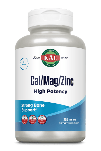 Cal/Mag/Zinc High Potency Tablets