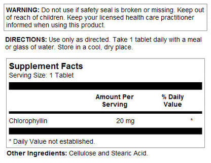 Chlorophyll Tablets