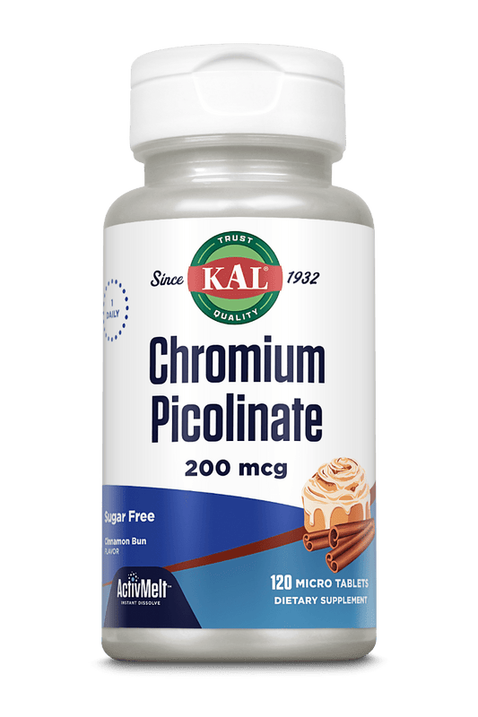 Chromium Picolinate 200 mcg ActivMelt® Instant Dissolve Tablets
