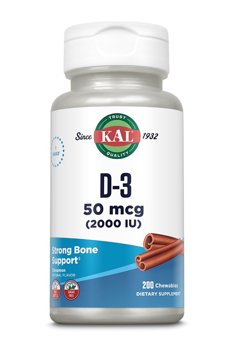 D-3 50 mcg (2000 IU) Chewables