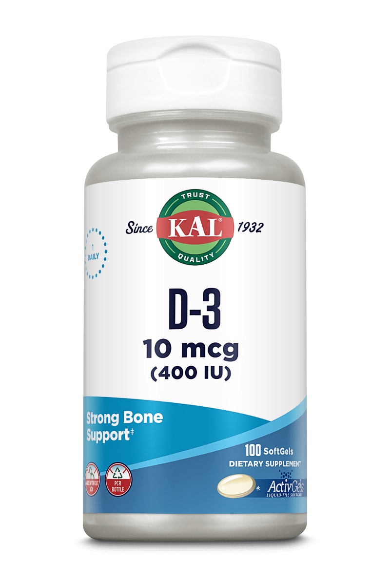 D-3 10 mcg (400 IU) ActivGels™ Softgels