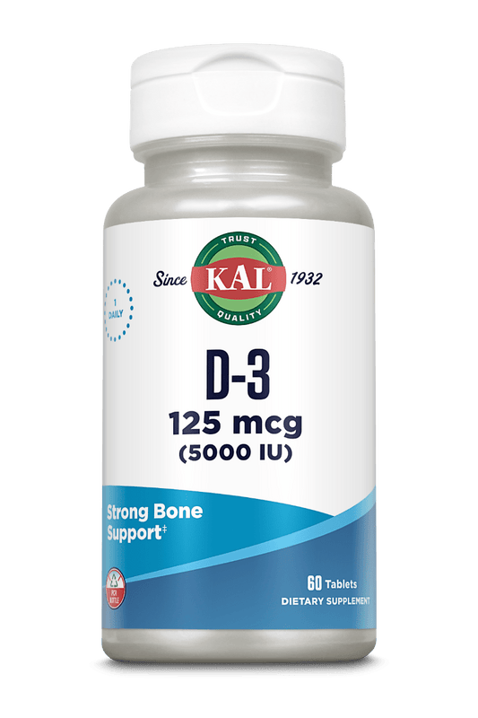 D-3 125 mcg (5000 IU) Tablets