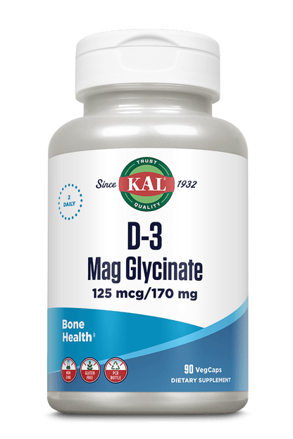 D-3 Magnesium Glycinate VegCaps
