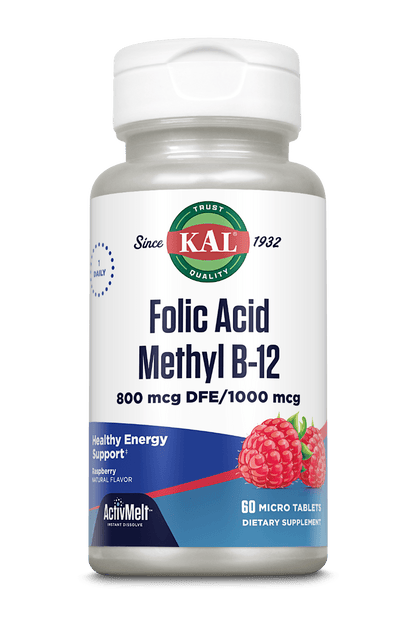 Folic Acid Methyl B-12 ActivMelt® Instant Dissolve Tablets