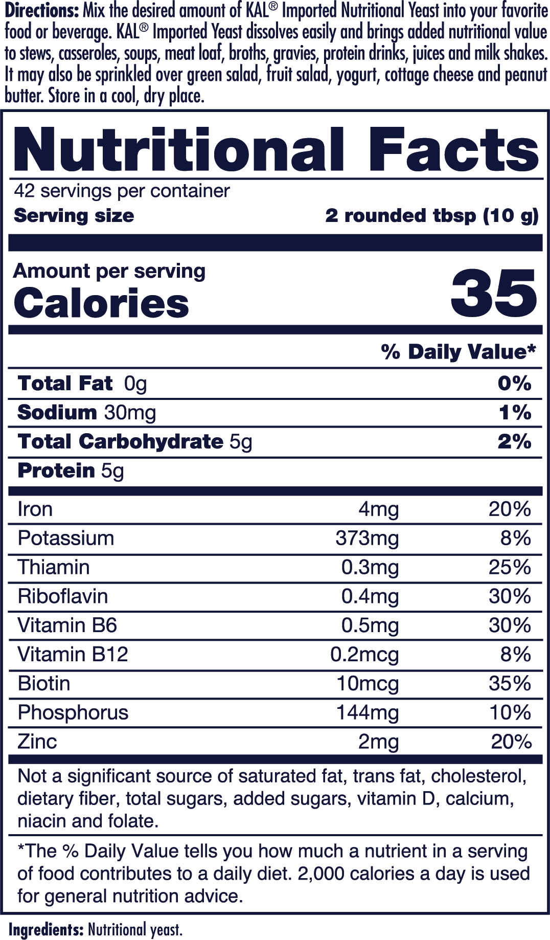 Nutritional Yeast Fine Flakes