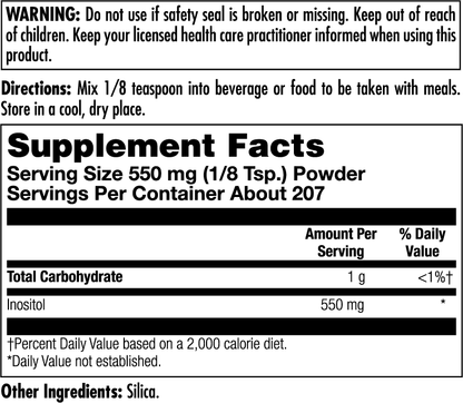 Inositol Powder 550 mg