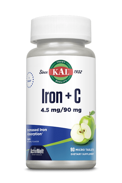 Iron + C ActivMelt® Instant Dissolve Tablets