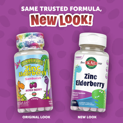 Zinc Elderberry Kids ActivMelt® Instant Dissolve Tablets