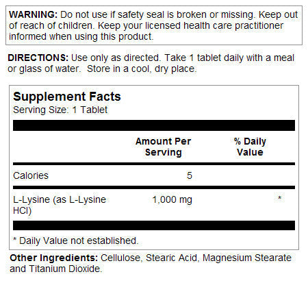 L-Lysine Tablets