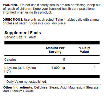 L-Lysine Tablets