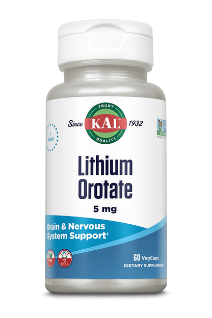 Lithium Orotate Vegcaps 5mg