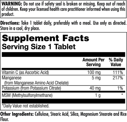 MSM Tablets 1000 mg