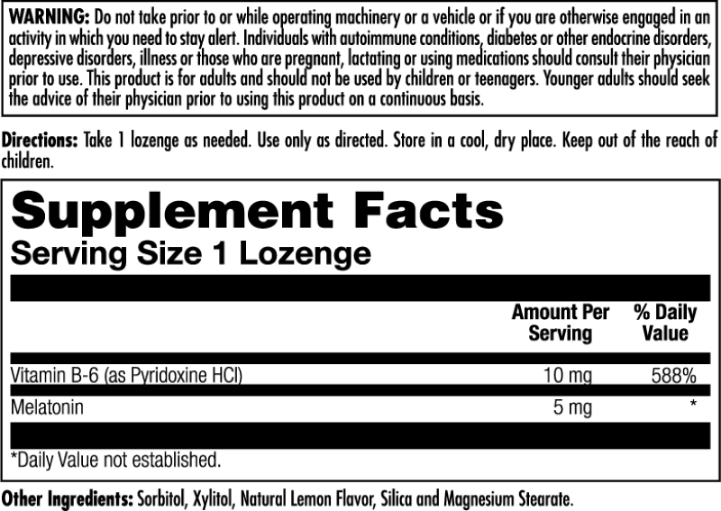 Melatonin Lozenges 5 mg