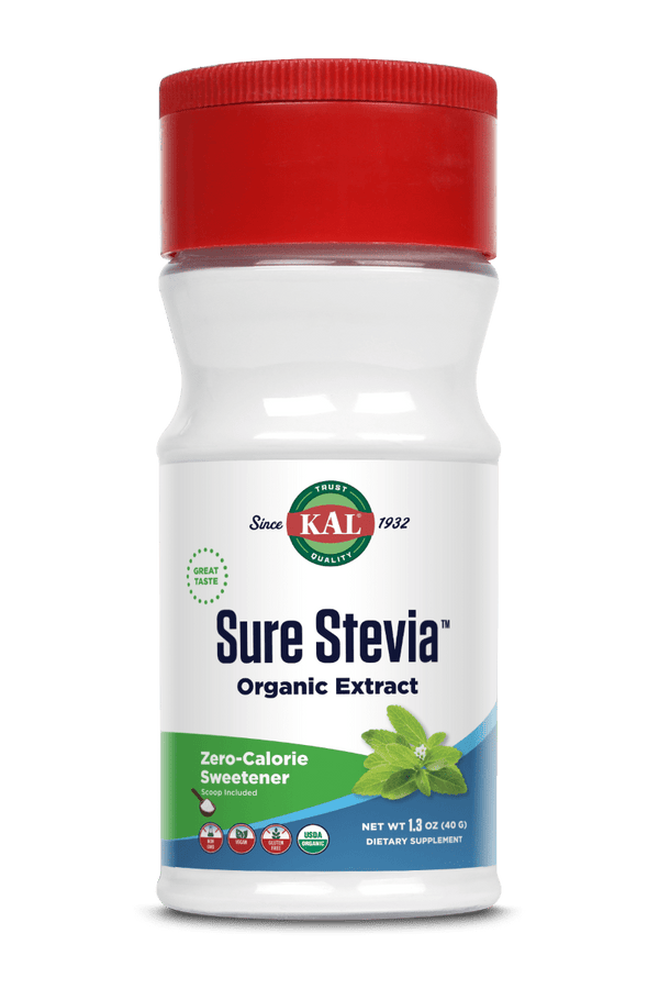 Sure Stevia™ Extract Powder Organic Kal Vitamins