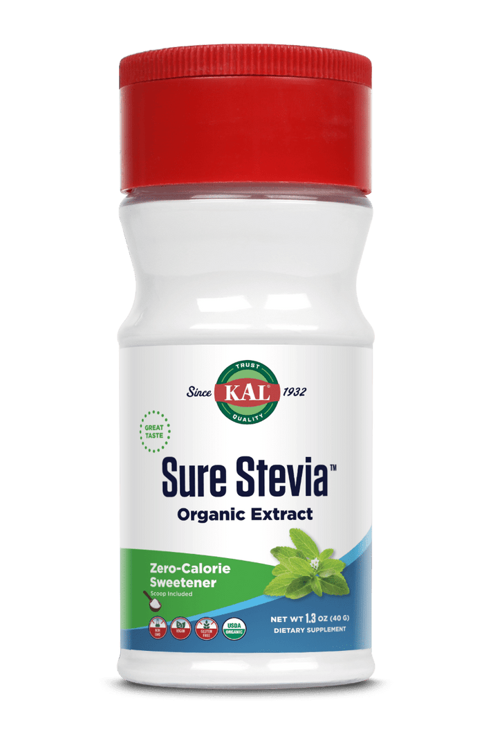 Sure Stevia™ Extract Powder Organic Kal Vitamins