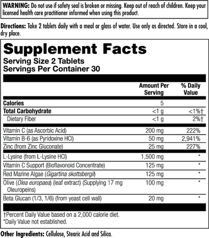 Ultra Lysine Lips™ Clinical Lifestyles™ Tablets