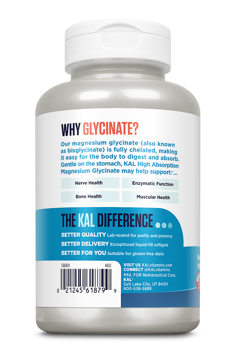 Magnesium Glycinate ActivGels™ Softgels Kal Vitamins