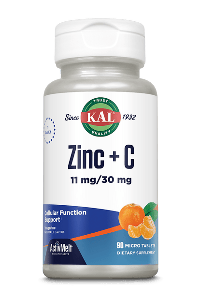 Zinc + C ActivMelt® Instant Dissolve Tablets